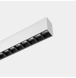 LedsC4 - Sistema lineal Infinite Pro 854mm Surface Hexa-Cell 22.785W blanco cálido 3000K CRI 90 ON-OFF negro IP40 879lm