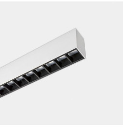 LedsC4 - Sistema lineal Infinite Pro 854mm Surface Hexa-Cell 22.785W blanco cálido 3000K CRI 90 DALI-2/PUSH negro IP40 879lm