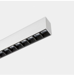 LedsC4 - Sistema lineal Infinite Pro 854mm Surface Hexa-Cell 22.785W blanco neutro 4000K CRI 90 ON-OFF gris IP40 807lm