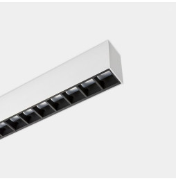 LedsC4 - Sistema lineal Infinite Pro 854mm Surface Hexa-Cell 22.785W blanco neutro 4000K CRI 90 DALI-2/PUSH gris IP40 807lm