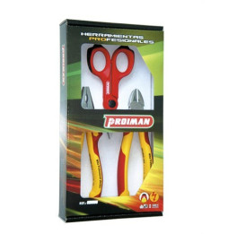 PROIMAN - Kit alicate 180+cortante 180+tijera especial