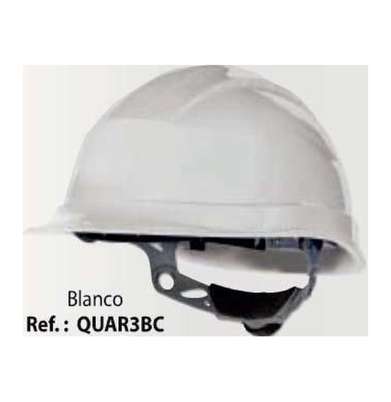 PROIMAN - Casco seguridad Quartz tripolar regulación ruleta blanco 440V