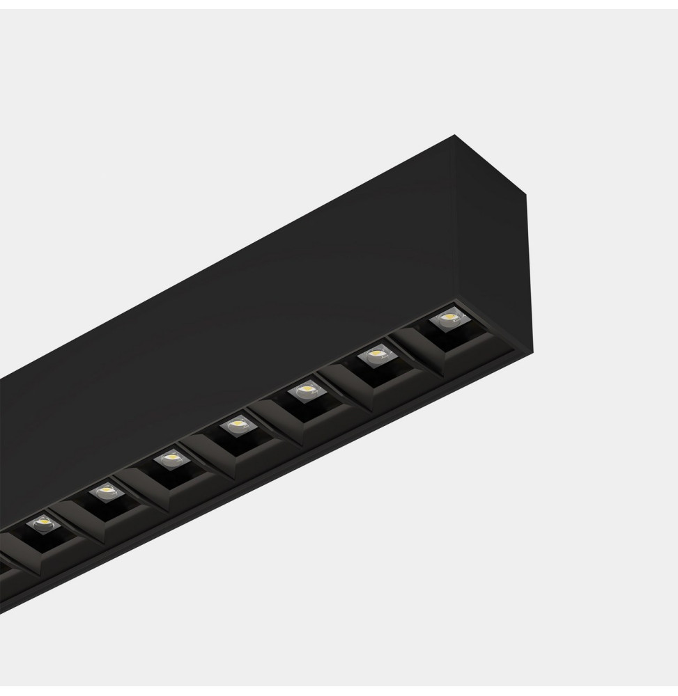 LedsC4 - Sistema lineal Infinite Pro 854mm Surface Opticell 16.02W TW 2700K-6500K CRI 80 DALI DT8 negro IP40 2630lm LedsC4 - Sistema lineal Infinite Pro 854mm Surface Opticell 16.02W TW 2700K-6500K CRI 80 DALI DT8 negro IP40 2630lm
