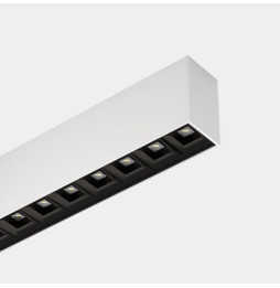 LedsC4 - Sistema lineal Infinite Pro 854mm Surface Opticell 22.02W blanco neutro 4000K CRI 90 Casambi blanco IP40 3043lm