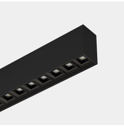 LedsC4 - Sistema lineal Infinite Pro 854mm Surface Opticell 22.02W blanco neutro 4000K CRI 90 DALI D4i negro IP40 3043lm