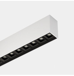 LedsC4 - Sistema lineal Infinite Pro 854mm Surface Opticell 22.02W blanco cálido 3000K CRI 80 ON-OFF blanco IP40 3381lm