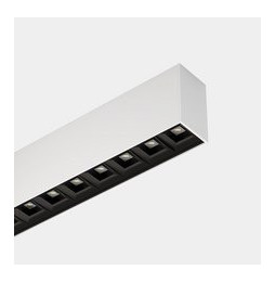 LedsC4 - Sistema lineal Infinite Pro 854mm Surface Opticell 22.02W blanco cálido 3000K CRI 90 DALI-2/PUSH blanco IP40 3043lm