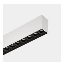 LedsC4 - Sistema lineal Infinite Pro 854mm Surface Opticell 22.02W blanco cálido 3000K CRI 90 Casambi blanco IP40 3043lm