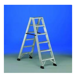 PROIMAN - Escalera tijera aluminio 8 peldaños lado 8cm
