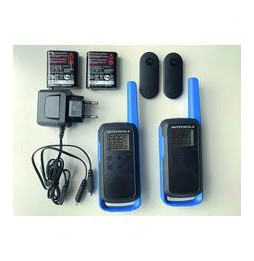 Kit radio comunicación Motorola T6+cargador+batería (2 unidades)