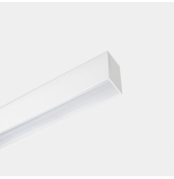 LedsC4 - Sistema lineal Infinite Pro 854mm Suspended Haloprisma 9.51W blanco neutro 4000K CRI 80 Casambi gris IP40 1370lm