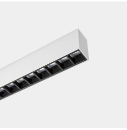 LedsC4 - Sistema lineal Infinite Pro 854mm Suspended Hexa-Cell 12.8W blanco cálido 3000K CRI 80 DALI-2/PUSH negro IP40 609lm
