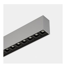 LedsC4 - Sistema lineal Infinite Pro 854mm Surface Opticell 22.02W blanco neutro 4000K CRI 90 ON-OFF gris IP40 3043lm
