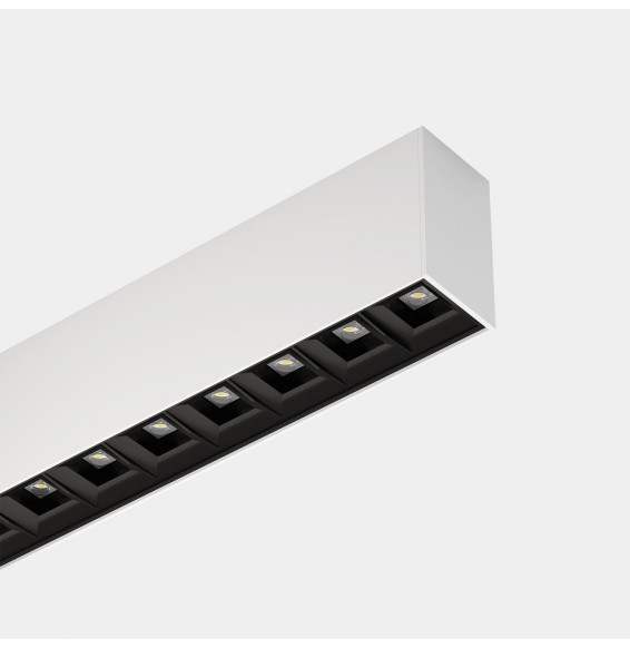 LedsC4 - Sistema lineal Infinite Pro 854mm Surface Opticell 22.02W blanco neutro 4000K CRI 90 DALI-2/PUSH blanco IP40 3043lm