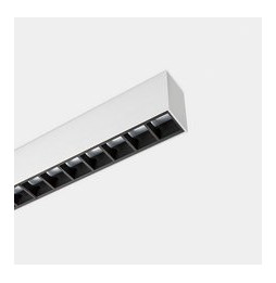 LedsC4 - Sistema lineal Infinite Pro 854mm Suspended Hexa-Cell 22.785W blanco cálido 3000K CRI 90 DALI-2/PUSH negro IP40 879lm