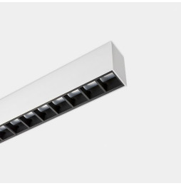 LedsC4 - Sistema lineal Infinite Pro 854mm Suspended Hexa-Cell 22.785W blanco neutro 4000K CRI 90 DALI-2/PUSH gris IP40 807lm