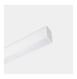 LedsC4 - Sistema lineal Infinite Pro 854mm Suspended Opal 12.8W blanco cálido 3000K CRI 90 DALI-2/PUSH gris IP40 1377lm