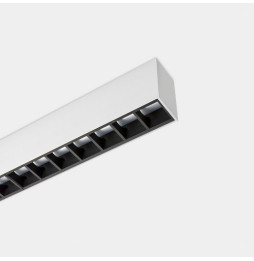LedsC4 - Sistema lineal Infinite Pro 854mm Suspended Hexa-Cell 22.785W blanco neutro 4000K CRI 90 ON-OFF gris IP40 807lm