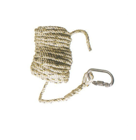 PROIMAN - Cuerda poliamida 14mm 10m con mosquetón rosca