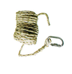 PROIMAN - Cuerda poliamida 14mm 30m con mosquetón rosca