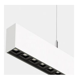 LedsC4 - Sistema lineal Infinite Pro 854mm Suspended Opticell 10.68W blanco neutro 4000K CRI 80 DALI-2/PUSH blanco IP40 1829lm