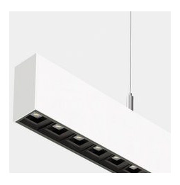 LedsC4 - Sistema lineal Infinite Pro 854mm Suspended Opticell 16.02W TW 2700K-6500K CRI 80 DALI DT8 blanco IP40 2630lm