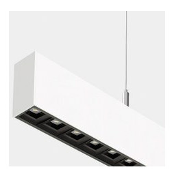 LedsC4 - Sistema lineal Infinite Pro 854mm Suspended Opticell 22.02W blanco neutro 4000K CRI 90 ON-OFF blanco IP40 3043lm