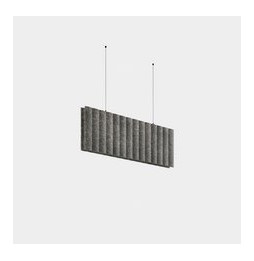 LedsC4 - Sistema lineal Infinite Pro Acoustic 1136mm Suspended Haloprisma 12.69W blanco neutro 4000K CRI 90 DALI-2/PUSH Fieltro 