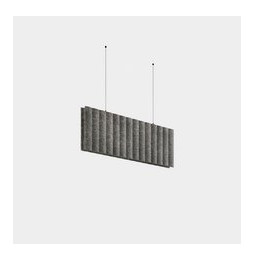 LedsC4 - Sistema lineal Infinite Pro Acoustic 1136mm Suspended Haloprisma 12.69W blanco neutro 4000K CRI 80 DALI-2/PUSH Fieltro 