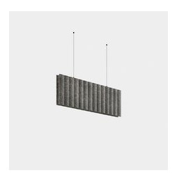 LedsC4 - Sistema lineal Infinite Pro Acoustic 1136mm Suspended Hexa-Cell 30.38W blanco cálido 3000K CRI 90 DALI-2/PUSH Fieltro g