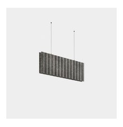 LedsC4 - Sistema lineal Infinite Pro Acoustic 1136mm Suspended Hexa-Cell 30.38W blanco neutro 4000K CRI 90 ON-OFF Fieltro gris o