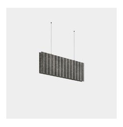 LedsC4 - Sistema lineal Infinite Pro Acoustic 1136mm Suspended Haloprisma 12.69W blanco neutro 4000K CRI 80 DALI-2/PUSH Fieltro 
