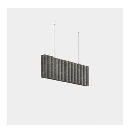 LedsC4 - Sistema lineal Infinite Pro Acoustic 1136mm Suspended Haloprisma 12.69W blanco cálido 3000K CRI 80 DALI-2/PUSH Fieltro 