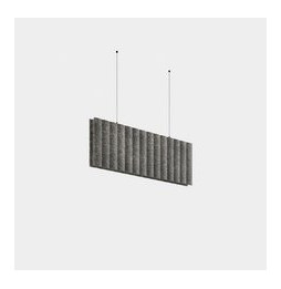 LedsC4 - Sistema lineal Infinite Pro Acoustic 1136mm Suspended Hexa-Cell 30.38W blanco cálido 3000K CRI 90 ON-OFF Fieltro gris o
