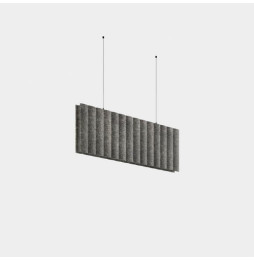 LedsC4 - Sistema lineal Infinite Pro Acoustic 1136mm Suspended Hexa-Cell 30.38W blanco neutro 4000K CRI 90 DALI-2/PUSH Fieltro g