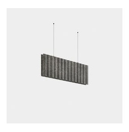 LedsC4 - Sistema lineal Infinite Pro Acoustic 1136mm Suspended Hexa-Cell 30.38W blanco neutro 4000K CRI 90 DALI-2/PUSH Fieltro g