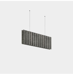 LedsC4 - Sistema lineal Infinite Pro Acoustic 1136mm Suspended Hexa-Cell 30.38W blanco neutro 4000K CRI 90 DALI D4i Fieltro gris