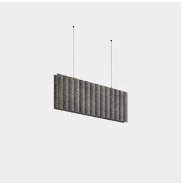 LedsC4 - Sistema lineal Infinite Pro Acoustic 1136mm Suspended Hexa-Cell 30.38W blanco neutro 4000K CRI 90 ON-OFF Fieltro gris o