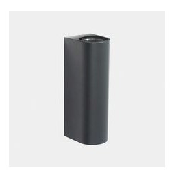LedsC4 - Aplique IP66 Max emisión doble LED 31.5W blanco cálido 2700K DALI-2 negro 3804lm