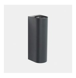 LedsC4 - Aplique IP66 Max emisión doble LED 31.5W blanco cálido 2700K DALI-2 negro 3688lm