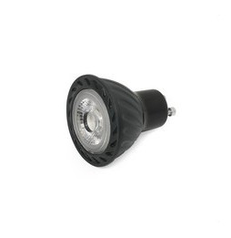 FARO - Lámpara GU10 LED 7,7W 2700K 60° negra