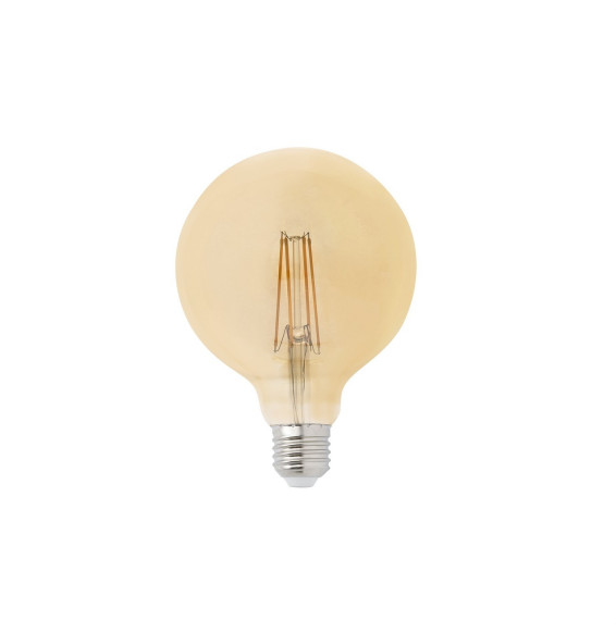 FARO - Lámpara globo filamento ámbar LED E27 4W 2200K diámetro 125