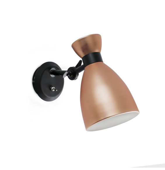 FARO - Aplique retro E14 MAX 20W cobre