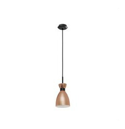 FARO - Luminaria colgante retro 1xE14 20W cobre
