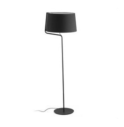 FARO - Luminaria pie salón BERNI E27 20W negro