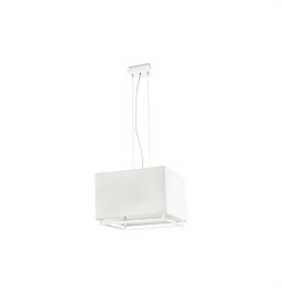 FARO - Luminaria colgante VESPER 40cm 3xE27 20W blanco