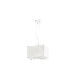 FARO - Luminaria colgante VESPER 40cm 3xE27 20W blanco