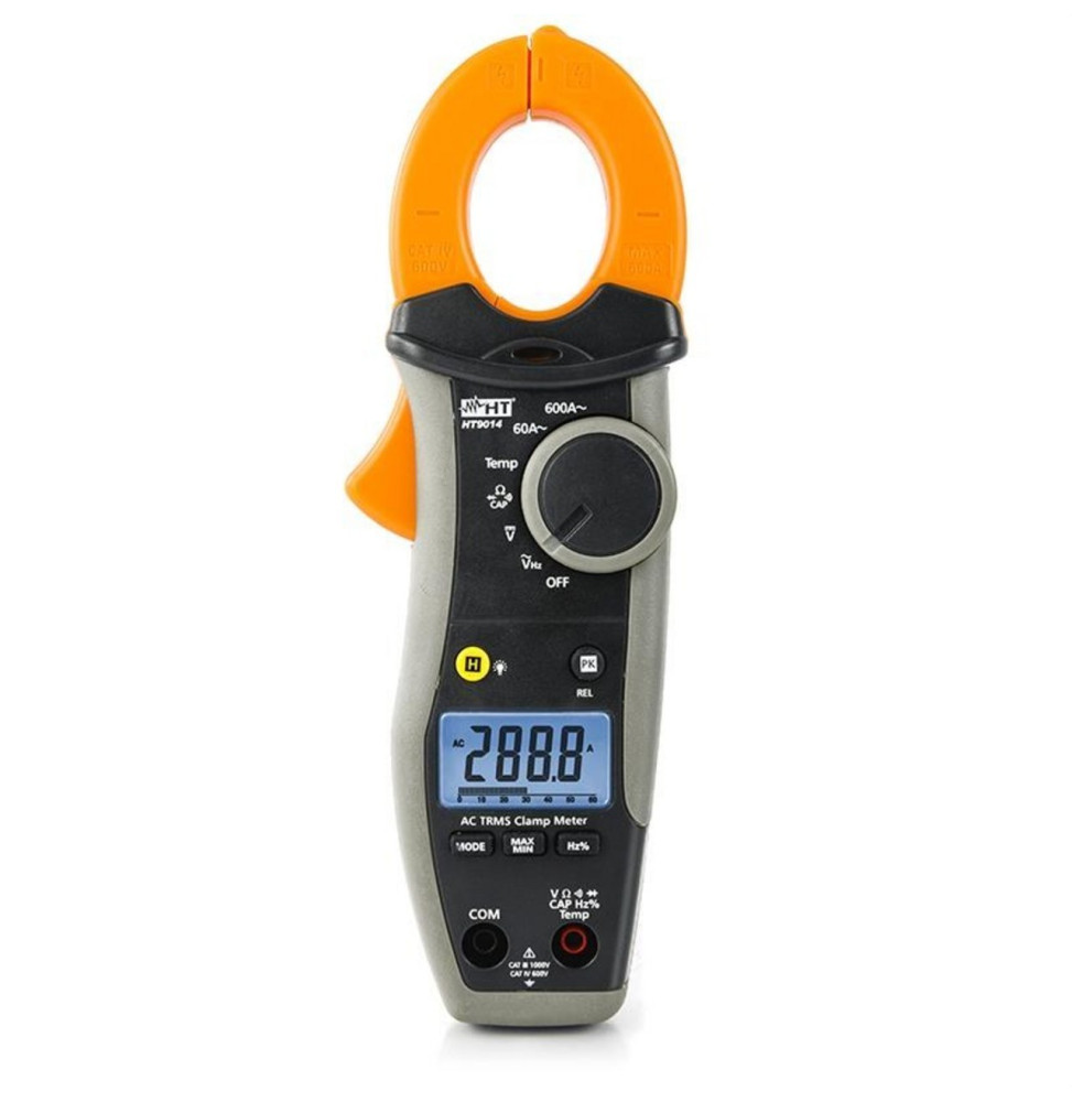 HT-INSTRUMENTS - Pinza amperimétrica numérico digital HT9014TRMS 600A CA