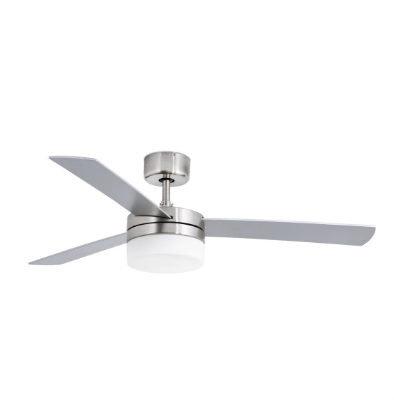 FARO - Ventilador PANAY diámetro 122 3 palas 2xE14 40W níquel mate