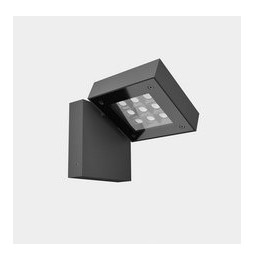 LedsC4 - Aplique IP66 Modis Simple LED 18.3W blanco cálido 3000K ON-OFF gris urbano 1184lm
